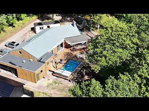 Poolområdet tar form i Vilshärad