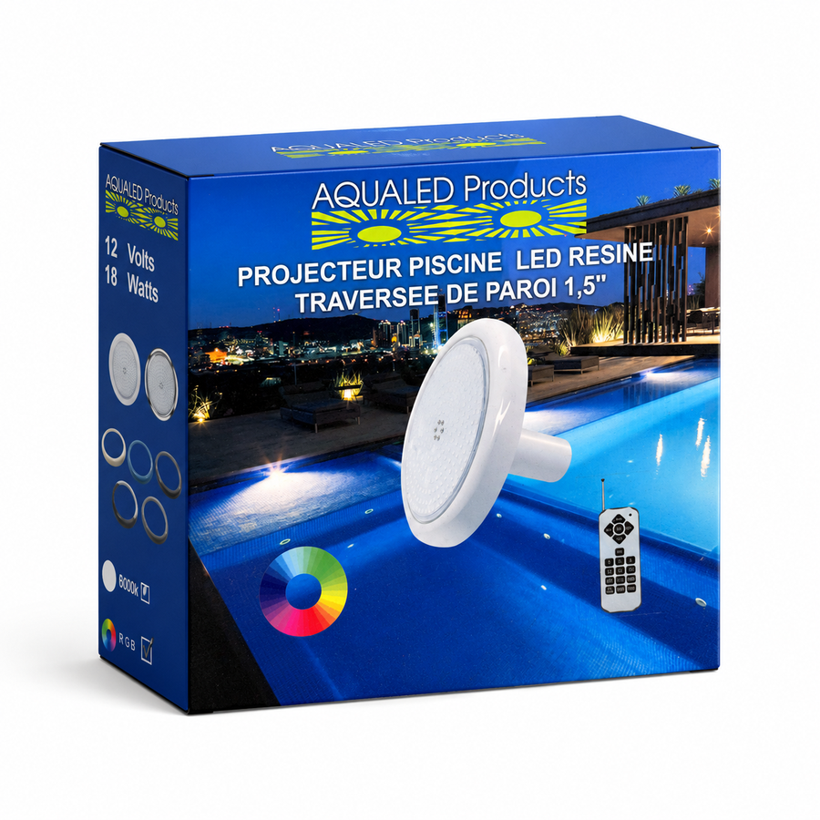 Aqualed LED Poolbelysning RGB 18W