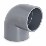 PVC Vinkel 90° 50 mm