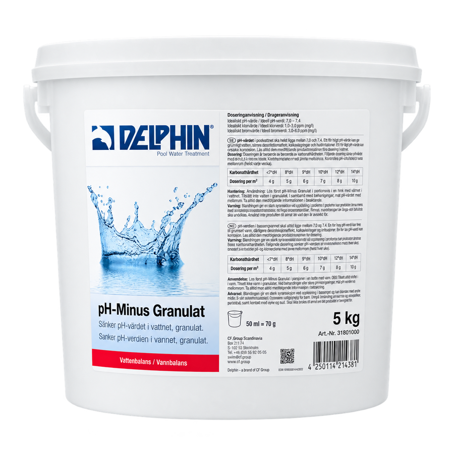DELPHIN pH-minus granulat 5 kg
