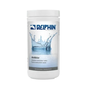 Delphin Antiklor 1 kg | Sänker höga klorvärden i pool och spa