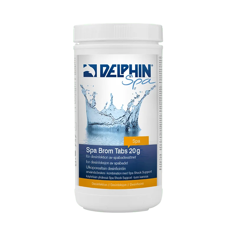 Delphin SPA Brom Tabs 20g 1 kg | Bromtabletter för kontinuerlig desinfektion av spabad