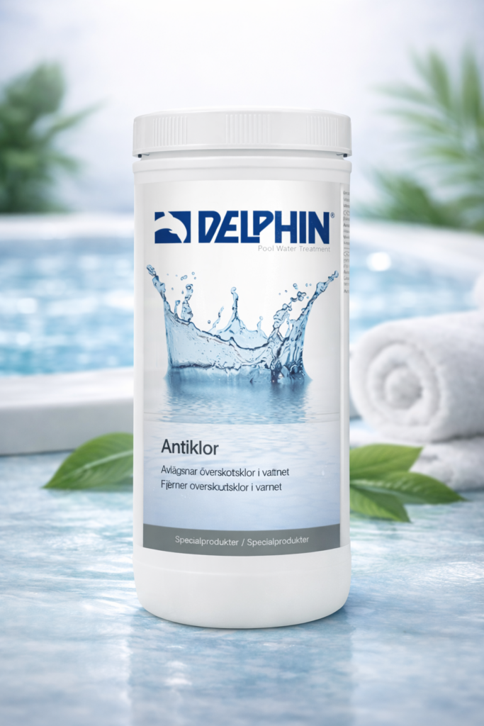 Pool Antiklor 1kg - Neutraliserar klor snabbt och effektivt