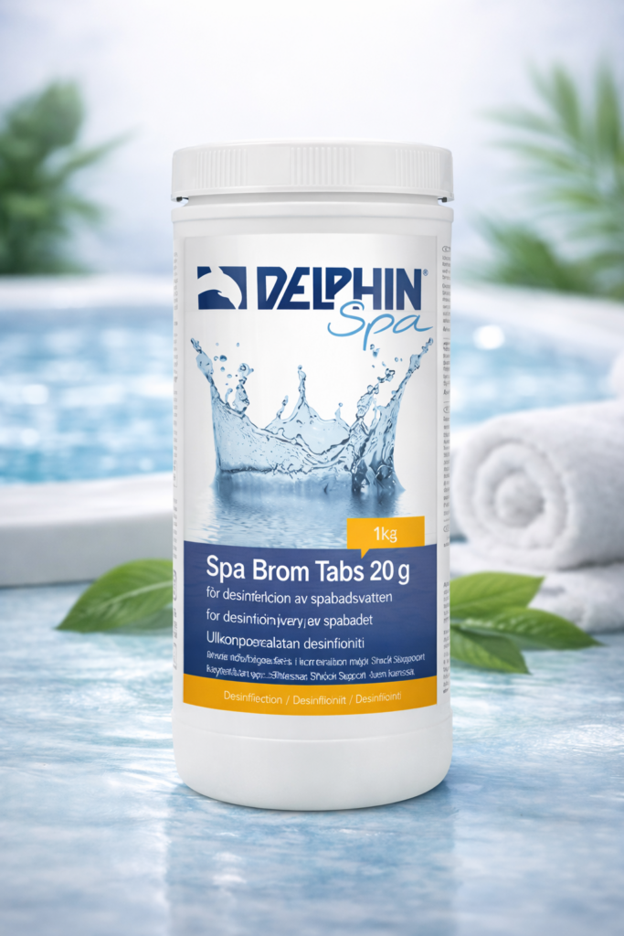 Spa Brom Tabs 20g 1kg - Skonsam och effektiv desinfektion för spabad