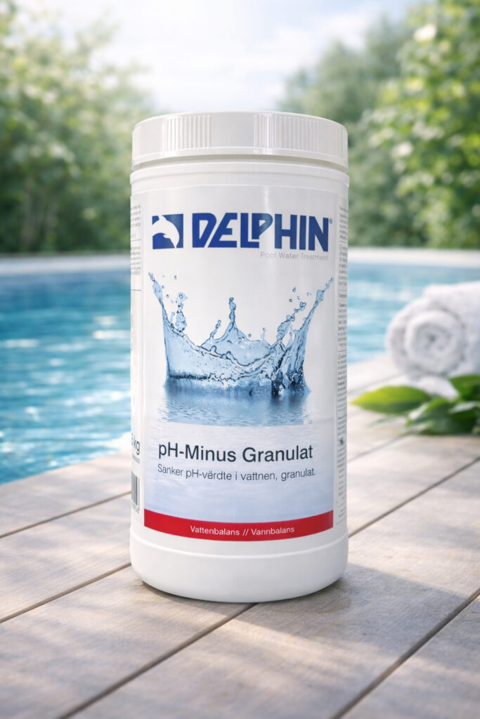 pH Minus Granulat 1kg - Sänker pH-värdet i poolvattnet