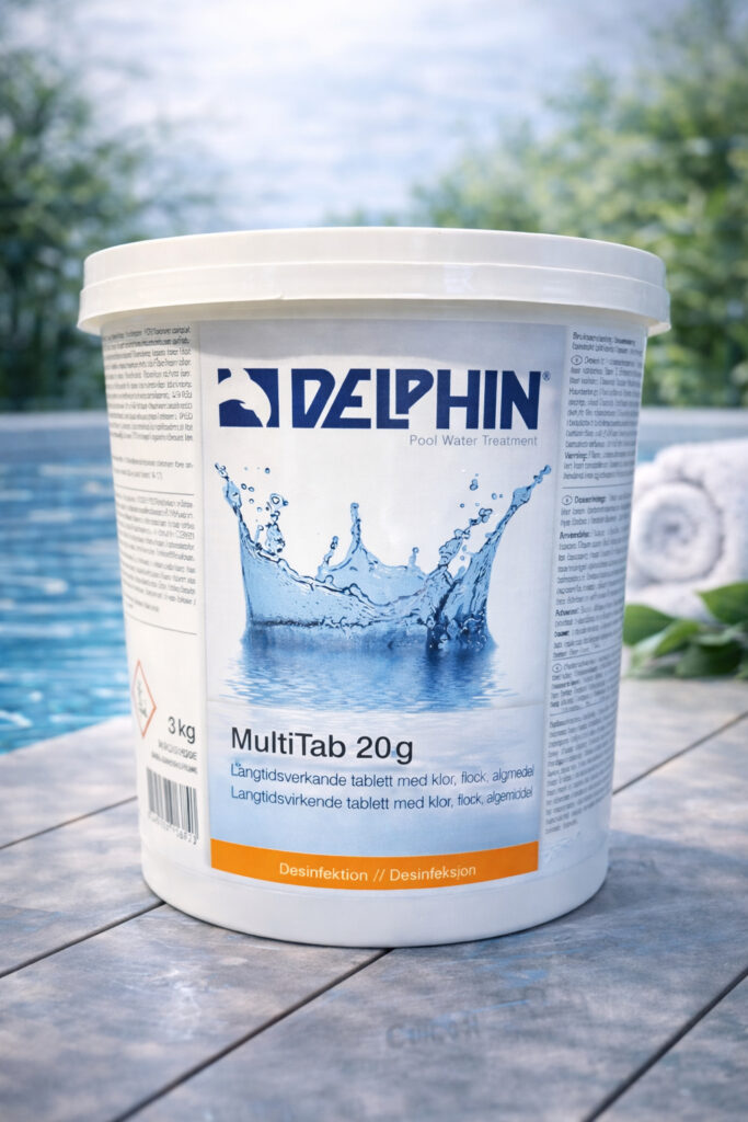 Multiklor 20g Tabletter 3kg - Klor, flock och algmedel i ett