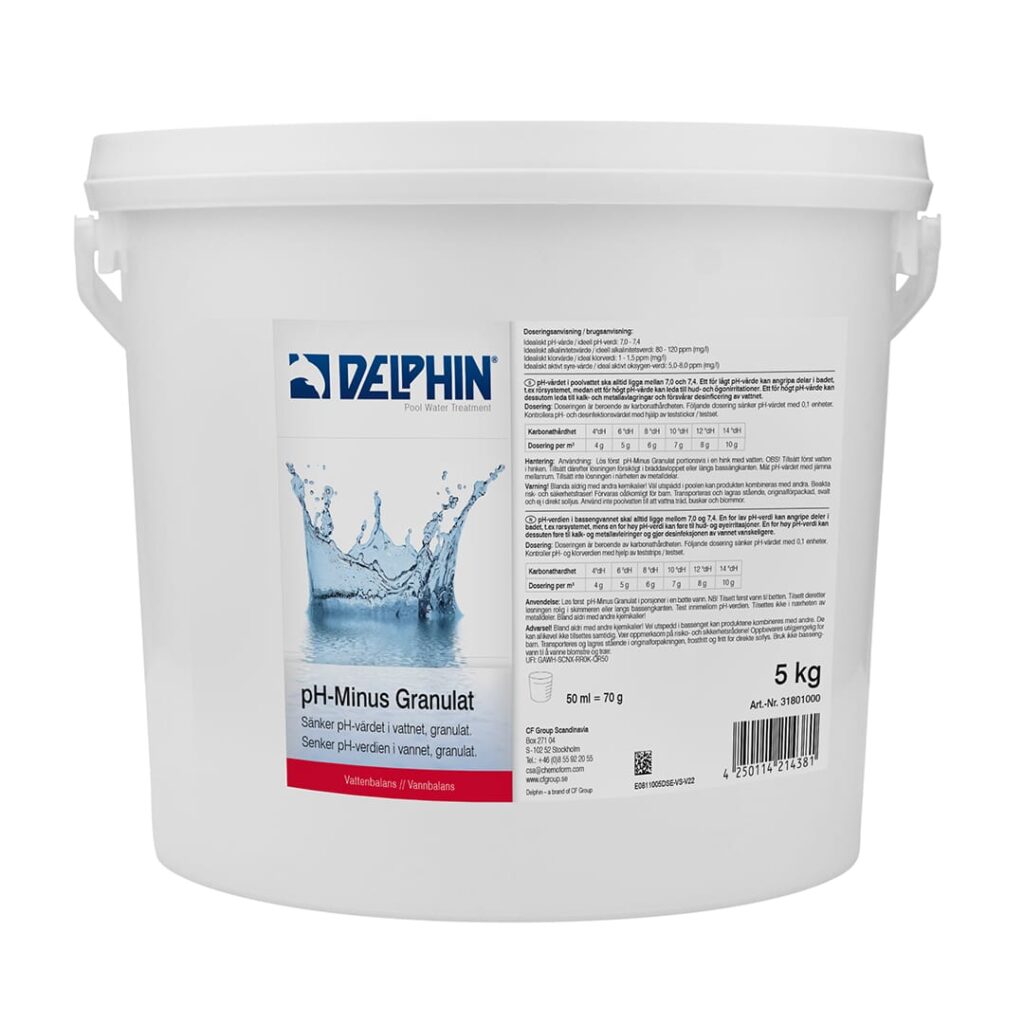 Delphin pH Minus Granulat 5 kg