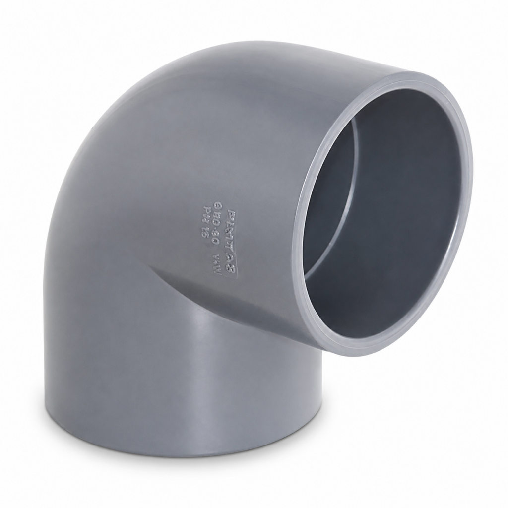 PVC Vinkel 90° 50 mm