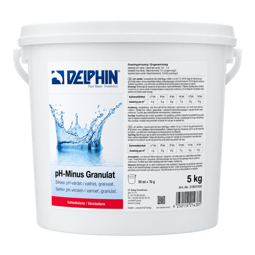 DELPHIN pH-minus granulat 5 kg