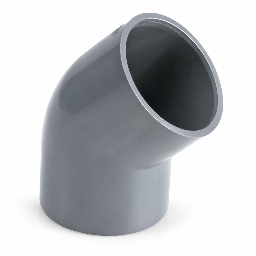 PVC Vinkel 45° 50 mm